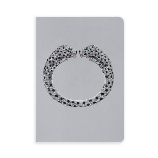 CARTIER Panther bangle A6 plain notebook