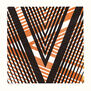V by James Brown (Alphabet Lino Print)