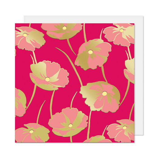 Poppy greeting card