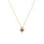 Pink evil eye necklace by Ottoman Hands