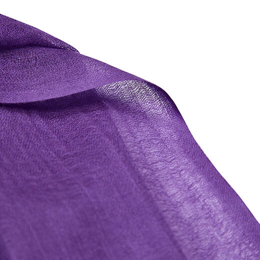 Plum merino scarf by Kashmir Loom