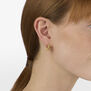 Gold wire mini stud earrings by Black & Sigi