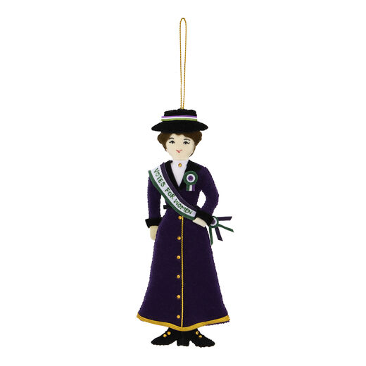 Suffragette Christmas decoration