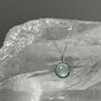 Aqua chalcedony necklace by Mirabelle