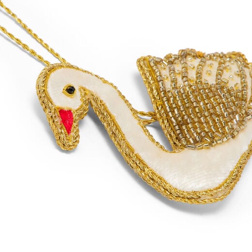 Swan Christmas decoration