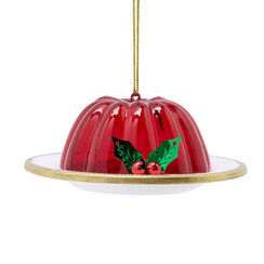 Glass jelly Christmas decoration