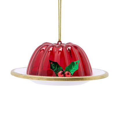 Glass jelly Christmas decoration