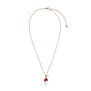 Red mushroom pendant necklace