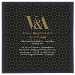V&A Black box picture frame - 30 x 30cm