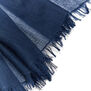 Midnight blue merino scarf by Kashmir Loom