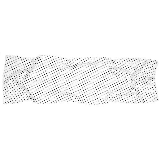 Black and white dot scarf
