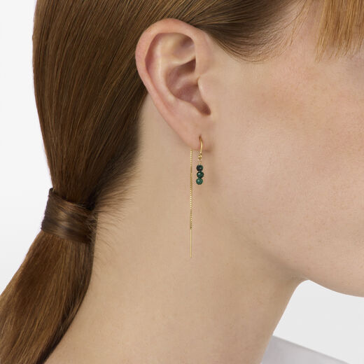 Malachite earrings by Mounir&nbsp;