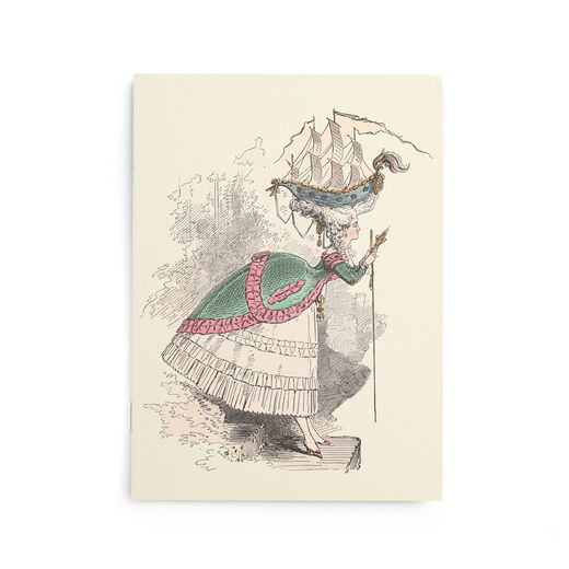 Rococo fashion A6 notebook