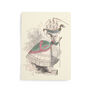 Rococo fashion A6 notebook