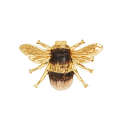 Honey bee brooch by Fable England