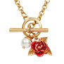 English rose toggle necklace by Fable England