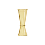Stainless steel gold jigger