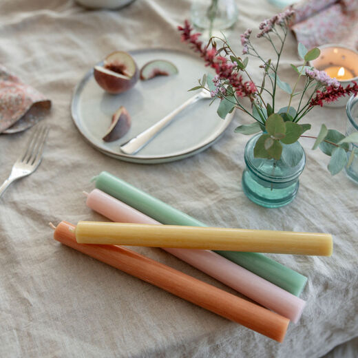 Terracotta dinner candle