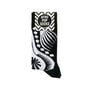 Dashiki black & white socks by Afropop