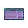 The ingredient list on a bar soap wrapping paper.