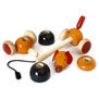 Dachshund wooden pull-along toy