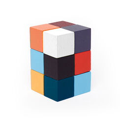 Wooden puzzle block toy
