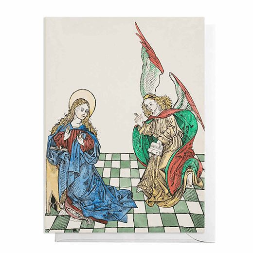 The annunciation cerimony Christmas cards pack 