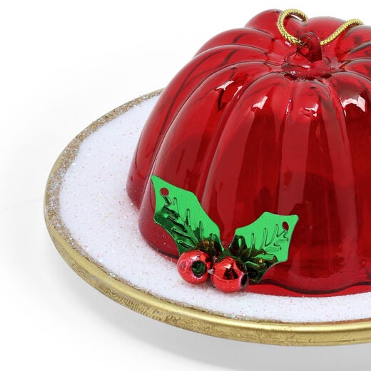 Glass jelly Christmas decoration