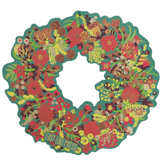 Christmas foliage wreath