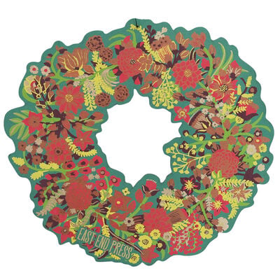 Christmas foliage wreath