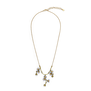 Forget-me-not pearl statement necklace by Michael Michaud