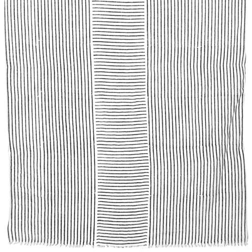 Black and white stripe scarf