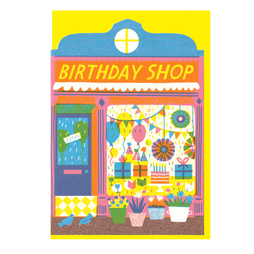 Birthday Shop birthday card&nbsp;