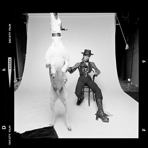 David Bowie Diamond Dogs Contact Sheet by Terry O'Neill - limited edition print