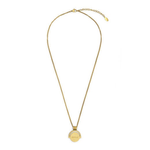 Jungle + Drum & Bass spinner necklace by Hoops & Chains