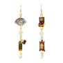 Abundance of Good Luck charm earrings by Pindex Studio