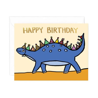 Dinosaur birthday card