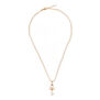 Pearl and crystal pendant necklace by Carousel Jewels