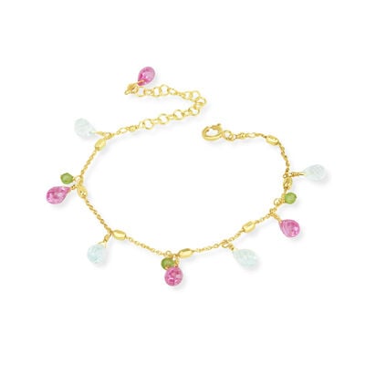 Gemstone satellite bracelet by Mounir