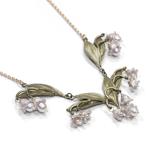 Lily of the valley necklace by Michael Michaud