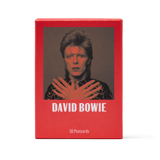 David Bowie collector's box of 50 postcards
