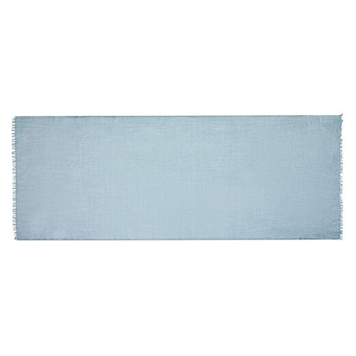 Cloud grey merino scarf by Kashmir Loom