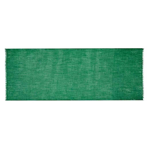 Forest green merino scarf by Kashmir Loom
