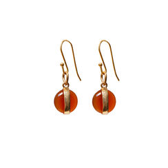 Carnelian earrings by Mirabelle