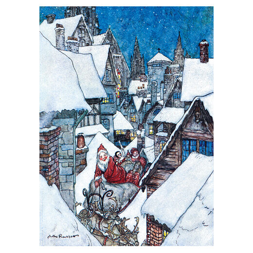 Fairy Tales Christmas card box (pack of 16, 2 designs)