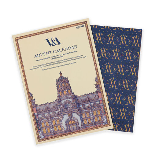 V&A advent calendar by Lukas the illustrator