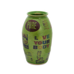 Vortex, Rave Culture Theory vase by Clink Street Ceramics