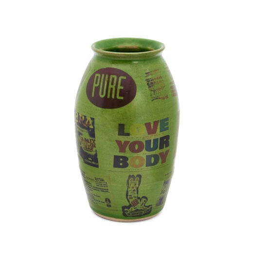Vortex, Rave Culture Theory vase by Clink Street Ceramics