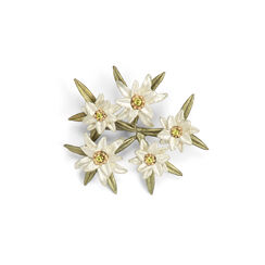 Edelweiss brooch by Michael Michaud