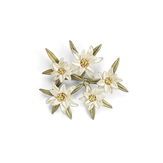 Edelweiss brooch by Michael Michaud